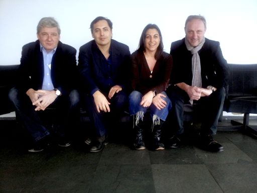 "Das Leitungsteam des neuen Mehrspartenhauses
vlnr.: Harald Posch, Ali M. Abdullah, Asli Kislal, Erich Sperger