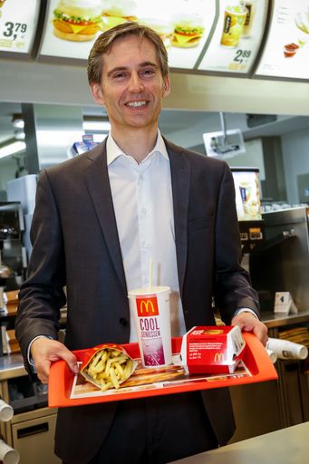 Freut sich über ein neues Rekordergebnis: Andreas
Schmidlechner, der neue Managing Director von McDonald's Österreich.