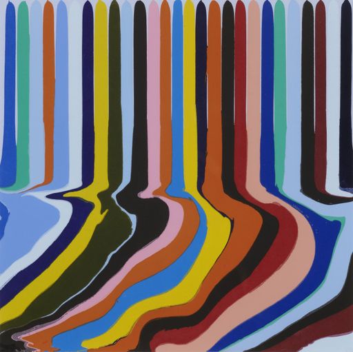  Farbradierungen wie "Azure Blue Etching" aus dem
Jahr 2011 sind in der Ausstellung "Surface" von Ian Davenport in der
Galerie 2C for ART vom 22. März bis 4. Mai 2013 in Salzburg zu
sehen.