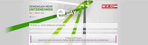  E-Day 2013 als LIVE-Stream