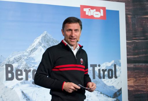 Tirol Werbung Geschäftsführer Josef Margreiter
führte im Rahmen des Pressefrühstücks auf der ITB durch eine Reise
in den Bergwinter Tirol.