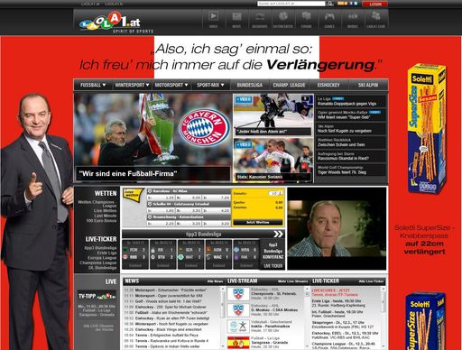  LAOLA1 wird ab sofort als Online TV Partner der
neuen Kampagne von Kelly's, dem heimischen Knabbergebäck-Experten,
die "Testimonial Kampagne für Kelly's und Soletti" im Premium Umfeld
der exklusiven LIVE- Videos auf LAOLA1.tv umsetzen.