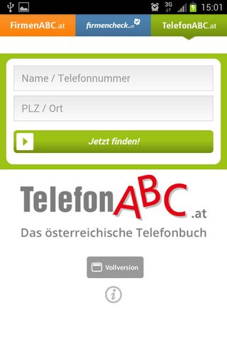 Vorschau Bild von Drei in einem: FirmenABC.at, TelefonABC.at und
firmencheck.at