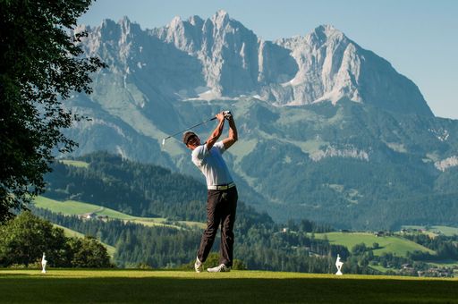 Die Golfregion Kitzbühel garantiert Golfen vor
malerischer Bergkulisse.