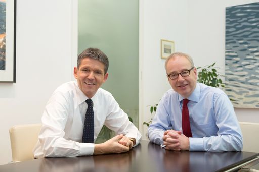 Das neue Duo an der PRISMA Spitze: Ludwig Mertes
(re.) erweitert seine Funktionen, Helmut Altenburger (li.) kommt neu
dazu.