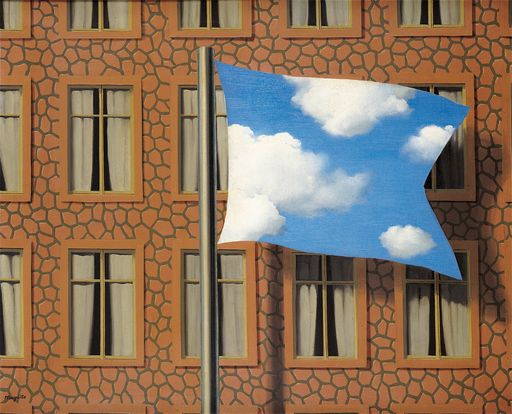 Vorschau Bild von René Magritte (1898-1967), Sommer, 1931,Öl auf
Leinwand 60 x 73 cm, Musée d'Ixelles, Brüssel, Geschenk von Max
Janlet 1977 (c) VBK, Wien/Vienna 2013. Das Bild ist in der
Ausstellung "Wolken" bis 1. Juli im Leopold Museum in Wien zu sehen.