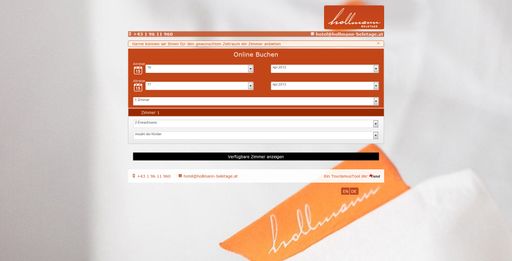  Ein gelungener Internetauftritt und
bestmöglicher Online-Service lässt Hoteliers bei Ihren Gästen
punkten. Ganz im Zeichen der Hotel-Philosophie präsentiert sich
Wiens führendes Boutique Hotel Die Hollmann Beletage jetzt auch
online mit außergewöhnlichem Design und bringt den persönlichen
Service zur Vollendung. Link:
https://hollmann.o.tourismustools.com/#
