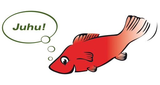 Vorschau Bild von Der Fische-Schwerpunkt des Vereins "Tierschutz
macht Schule" ist eine Kooperation mit dem Haus des Meeres - Aqua
Terra Zoo und dem Blauen Kreis -Zoologische Gesellschaft Österreichs
für Tier- und Artenschutz. Der rote Fisch Kati Platy ist das
Maskottchen der Initiative.