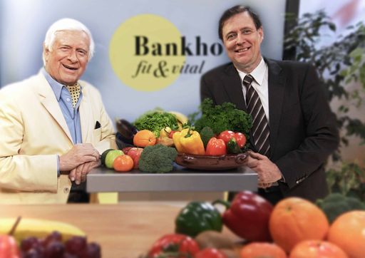 Im Mai startet das neue Format "Bankhofer fit &
vital" mit dem Gesundheitspapst. Im Bild: Prof. Hademar Bankhofer
mit Prof. Dr. Conrad Heberling