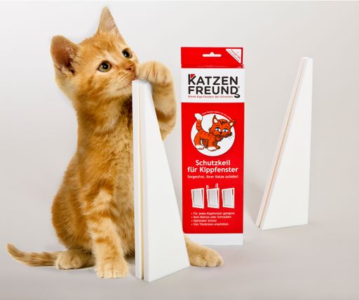  Katze mit dem lebensrettenden Katzenschutzkeil
"KATZENFREUND(R)"