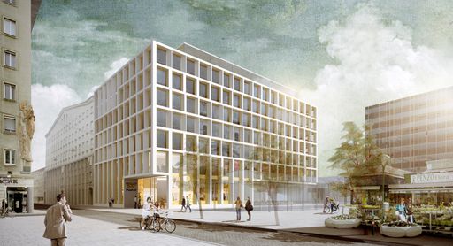 Das Siegerprojekt. Copyright: Schenker Salvi Weber
Architekten ZT GmbH mit feld72 architekten zt gmbh. Presseabdruck
bei Namensnennung honorarfrei.