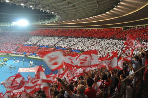 Vorschau Bild von Happel Stadion in rot weiss rot