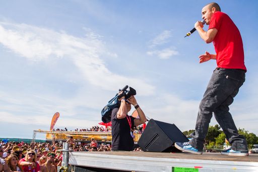 Vorschau Bild von US-Rapper Wax brachte die Spring Break Europe
Menge mit dem Sommerhit "Rosana" zum beben