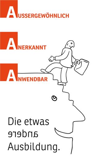 Vorschau Bild von Triple A - Sujet: Triple A - Außergewöhnlich -
Anerkannt - Anwendbar - die etwas andere Ausbildung zum
Wirtschaftscoach.