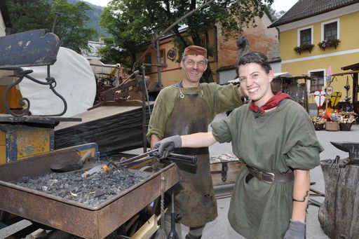  Beim 14. Mittelalterfest zu Mauterndorf am 6.
und 7. Juli 2013 sehen Besucher auch so allerlei Handwerk