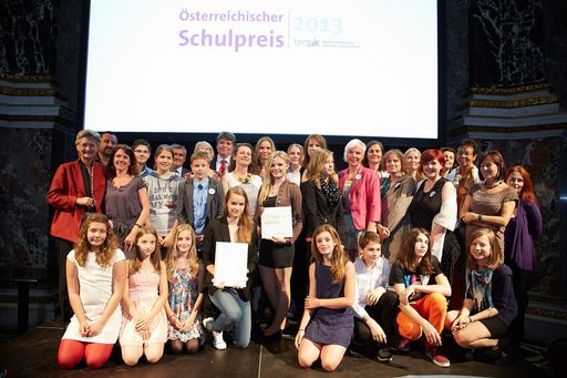  http://www.apa-fotoservice.at/galerie/4210
GewinnerInnen Österreichischer Schulpreis 2013: NMS/BG/BRG
Klusemannstraße, Stmk.