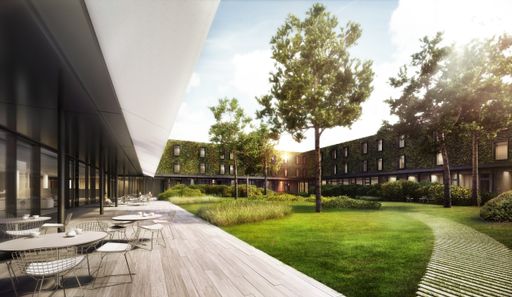 Vorschau Bild von Innenhof des Lanserhof Tegernsee (Rendering)