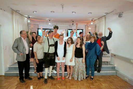 Zeugnisvergabe "Lehrredaktion Journalismus 2020" im
Vienna International PressCenter des ÖJC