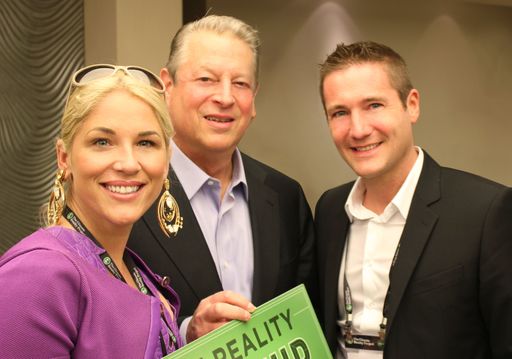  v.l.n.r.: Christina Weidinger, Nobelpreisträger Al
Gore, Josef Mantl
