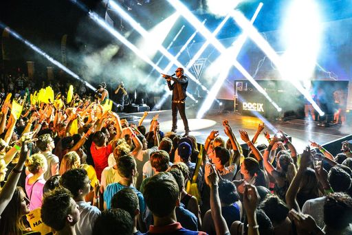 Taio Cruz on stage