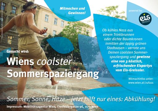  Flyer "Wiens coolster Spaziergang"