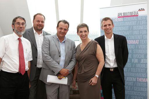 http://www.apa-fotoservice.at/galerie/4399/ Im Bild
v.l.n.r. Wolfgang Zagler (TU Wien), Manfred Moormann (A1), Thomas
Stern (Moderation, Braintrust), Susanne Herbek (ELGA GmbH) und
Martin Resel (NextiraOne)
