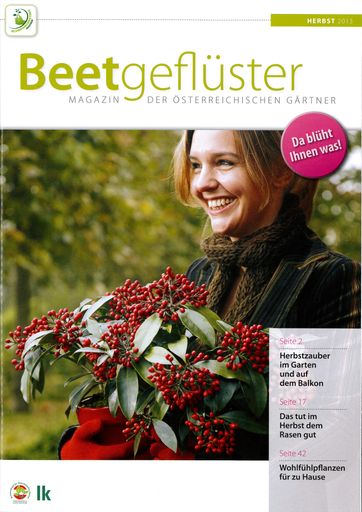 Cover der ersten Ausgabe "Beetgeflüster" Herbst
2013
