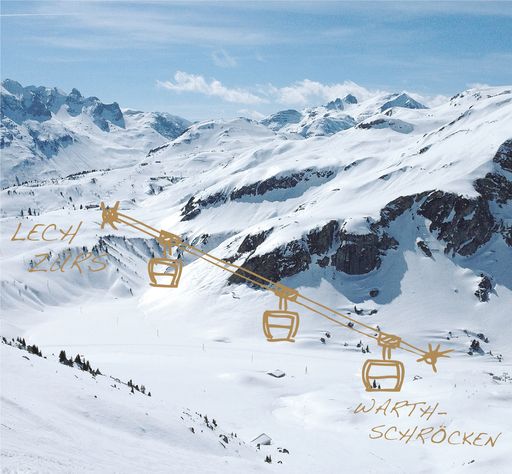 Mit nahezu 200 Kilometer Skiabfahrten entsteht
das größte Skigebiet in Vorarlberg.