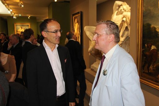 Vorschau Bild von Leopold Museum Direktor Tobias G. Natter und Musée
d'Orsay Präsident Guy Cogeval bei der Eröffnung der Ausstellung
Masculin / Masculin