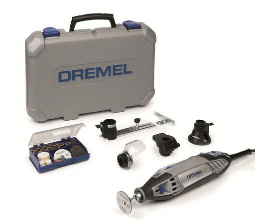 Umfangreiches Gesamtpaket: Im Lieferumfang des
Dremel 4200 sind neben dem Gerät 75 hochwertige Zubehörteile und
vier Vorsatzgeräte enthalten. / Die Verwendung dieses Bildes ist für
redaktionelle Zwecke honorarfrei. Veröffentlichung bitte unter
Quellenangabe: "obs/Dremel"