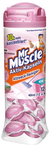 Vorschau Bild von Die völlig neuartigen Mr Muscle(R) Aktiv-Kapseln
sind in drei angenehmen Duftrichtungen österreichweit erhältlich.