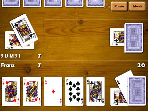 Vorschau Bild von Online Schnapsen mit französischen Karten