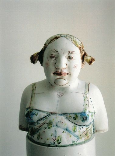 Vorschau Bild von Gundi Dietz, Büste, 2006, Augartenporzellan, H ca.
35 cm, Besitz der Künstlerin,(C) VBK.