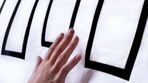 "Contours", Bare Conductive in collaboration with
Fabio Antinori and Alicja Pytlewska. Interactive Installation, 2013
