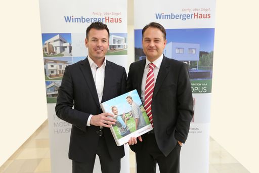 http://www.apa-fotoservice.at/galerie/4622 Im Bild
v.l.n.r.: Christian Wimberger (Geschäftsführer WimbergerHaus),
Norbert Königsecker (Prokurist WimbergerHaus)