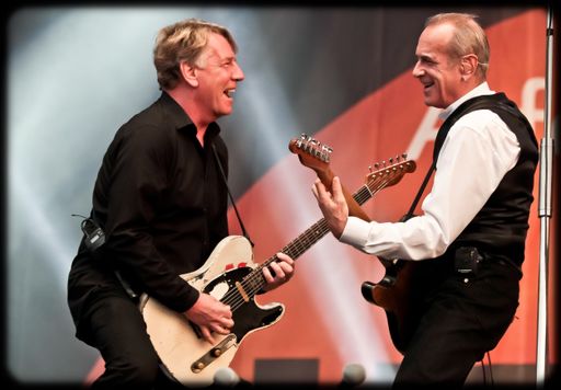 Status Quo on stage