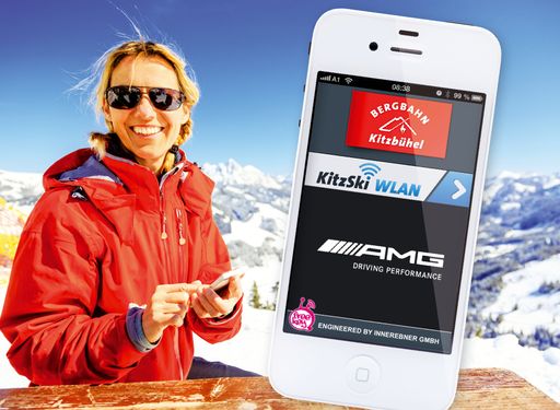 Mit Beginn der heurigen Wintersaison können alle
Gäste der Bergbahn AG Kitzbühel an über 70 Hotspotzonen im
Skigroßraum kostenlos im Internet surfen. Möglich gemacht wurde
dieser Service mit "free-key", einem WLan-System der IT-Innerebner
GmbH aus Innsbruck.