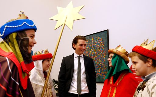 Heiligen drei Könige mit Außenminister Kurz