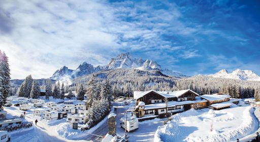  Caravan Park Sexten, Südtirol, Italien