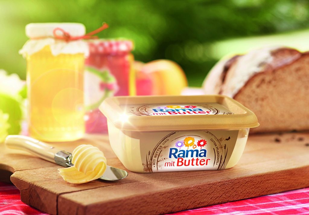 Neu im Kühlregal: Rama mit Butter - die perfekte Verbindung fürs Frühstück