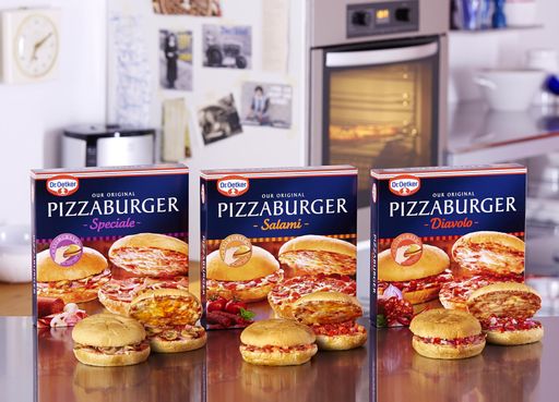 Neu von Dr. Oetker: Die Pizza in Burgerform!