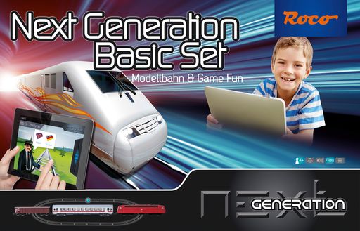 Vorschau Bild von "Next Generation" ist das erste
Modelleisenbahnspiel, das virtuelle und reale Spielewelten
verbindet.