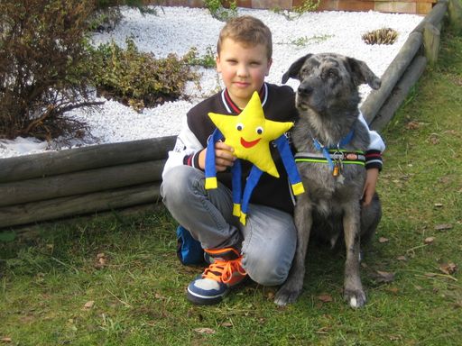 Vorschau Bild von Pet RIBBON Markus und Max: Dank Pet RIBBON konnte
Hund Max zum Diabetikerwarnhund ausgebildet werden, um Unter- oder
Überzuckerung bei seinem Herrchen Markus zu erkennen.