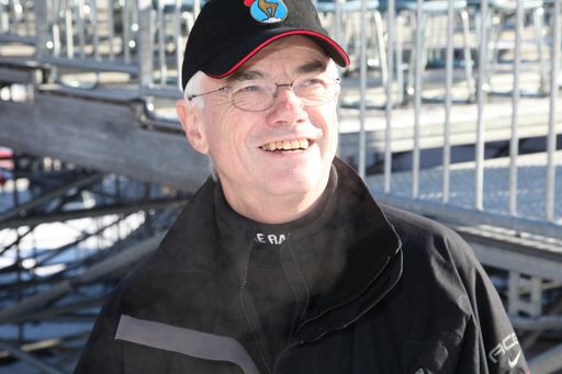 Ing. Hermann Stanger, Hahnenkamm-Rennen.
Technikchef Organisationskomitee