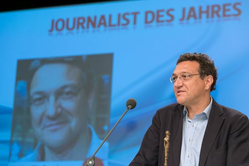  http://www.apa-fotoservice.at/galerie/5053 Im Bild:
Karim El-Gawhary (ORF und "Presse") ist Journalist des Jahres.