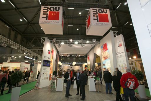  Der Baumit Messestad in Halle A steht ganz im
Zeichen der Innavotionen des Jahres 2014.