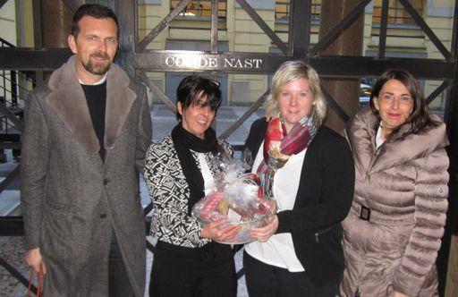  Das Team der "L'Austria per l'Italia Hotels
gemeinsam mit Pizzinini/Scolari Commnications in Mailand.