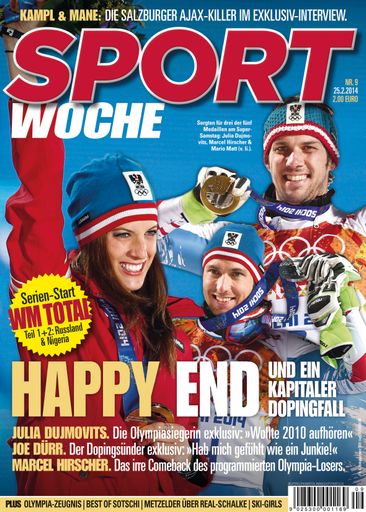  SPORTWOCHE Cover vom 25. Februar 2014