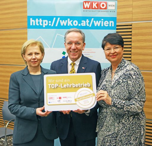 Jank, Kaske und Brauner präsentieren
Qualitätssiegel