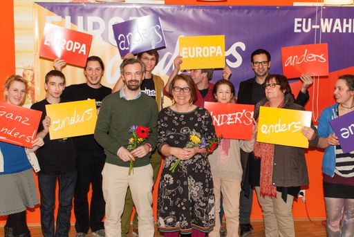 Martin Ehrenhauser und Ulli Fuchs führen die Liste
der Wahlallianz EUROPA ANDERS aus KPÖ, Piratenpartei, Wandel und
Unabhängigen an.